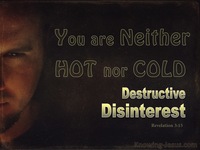 Destructive Disinterest